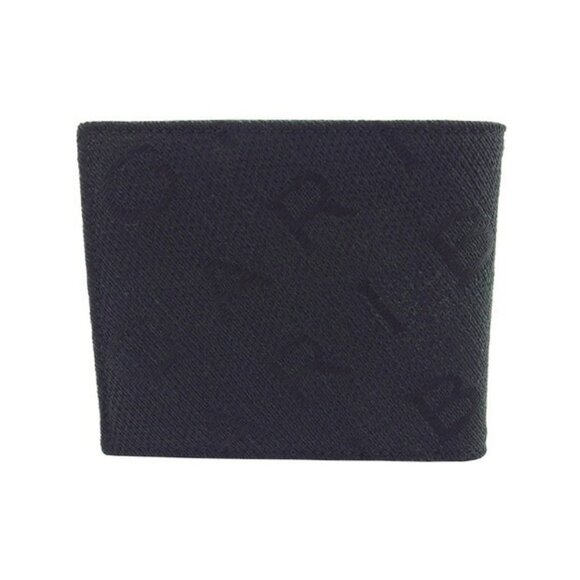 BVLGARI Bifold Billfold Logomania Canvas x Leather Authentic Used - Picture 3 of 9